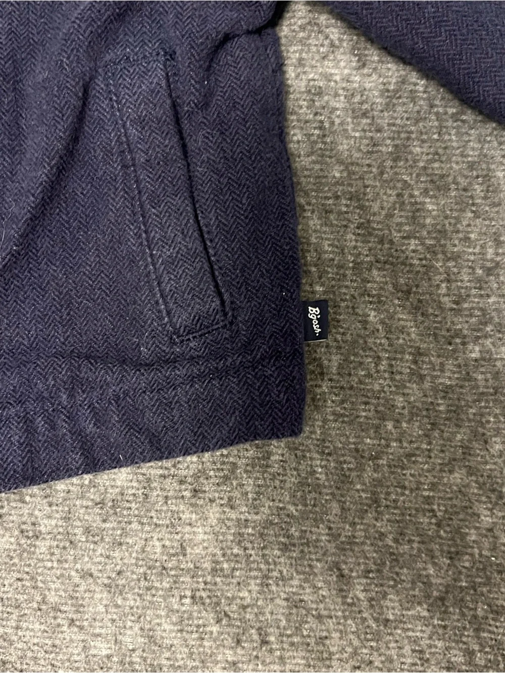 Baby B’gosh Navy Jacket Red Lining Baby Boys 6 Months